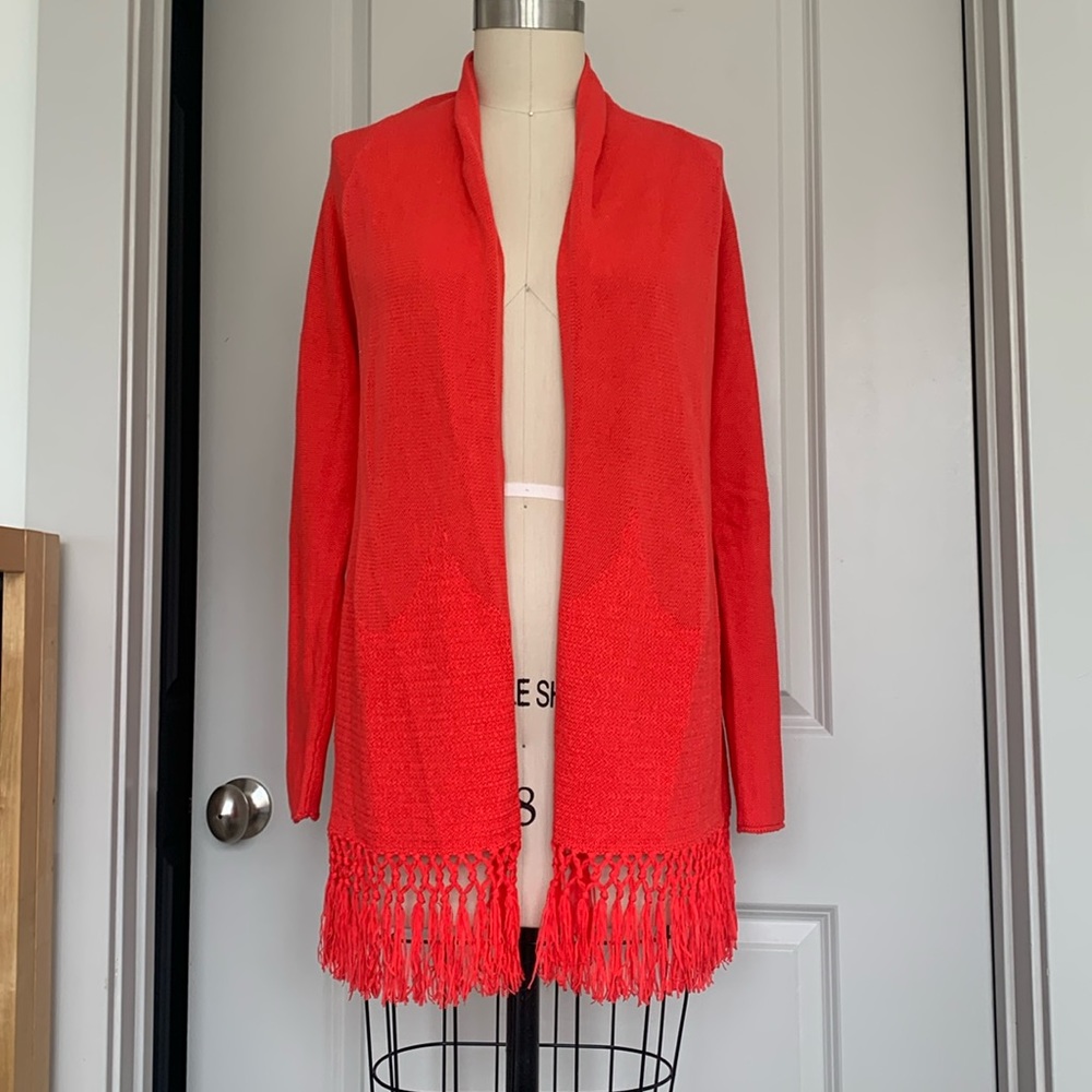 Lilly Pulitzer Tatum Cardigan in Picante Coral Orange